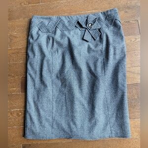 Joseph A. Vintage Mini Pencil Skirt Gray Womens Carrier Office casual Size XXL